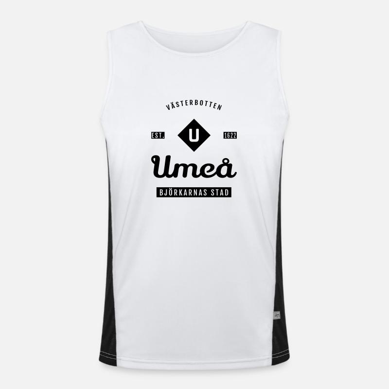 Umeå, Västerbotten. Men's Functional Contrast Tank Top 