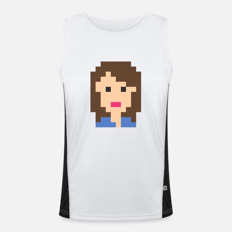 Mädchen Funktionelles Kontrast-Tank Top für Männer 