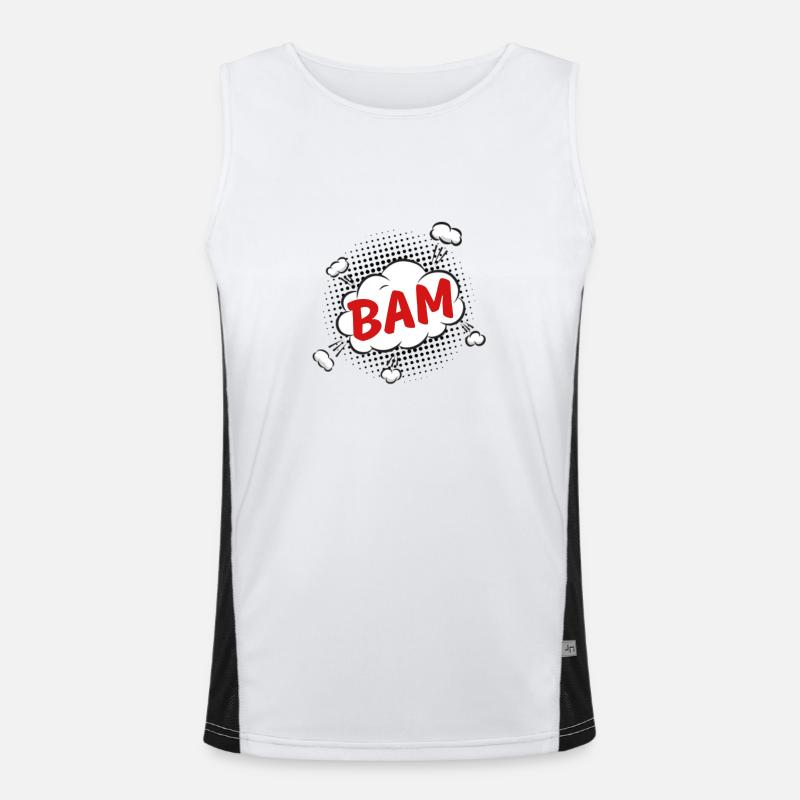 Bam Funktionelles Kontrast-Tank Top für Männer 