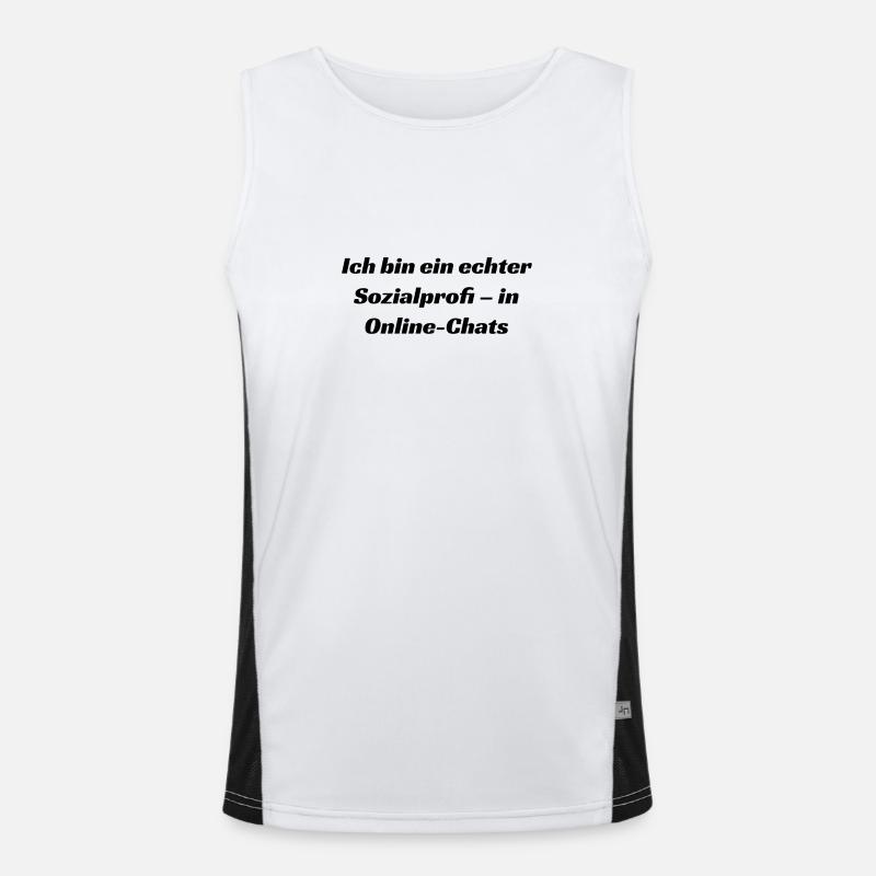 Typisch-Gamer Funktionelles Kontrast-Tank Top für Männer 