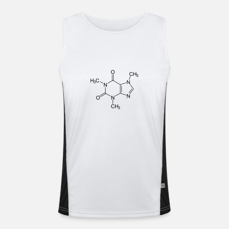 Caffeine coffee Men's Functional Contrast Tank Top 
