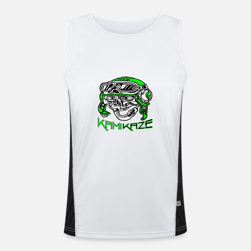 kamikaze dear devil Men's Functional Contrast Tank Top 