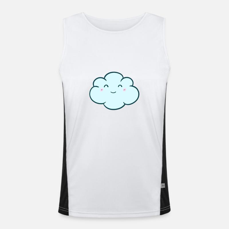 Doux nuage Débardeur respirant contrasté Homme 