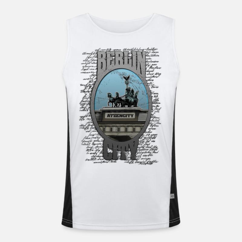 berlin Men's Functional Contrast Tank Top 