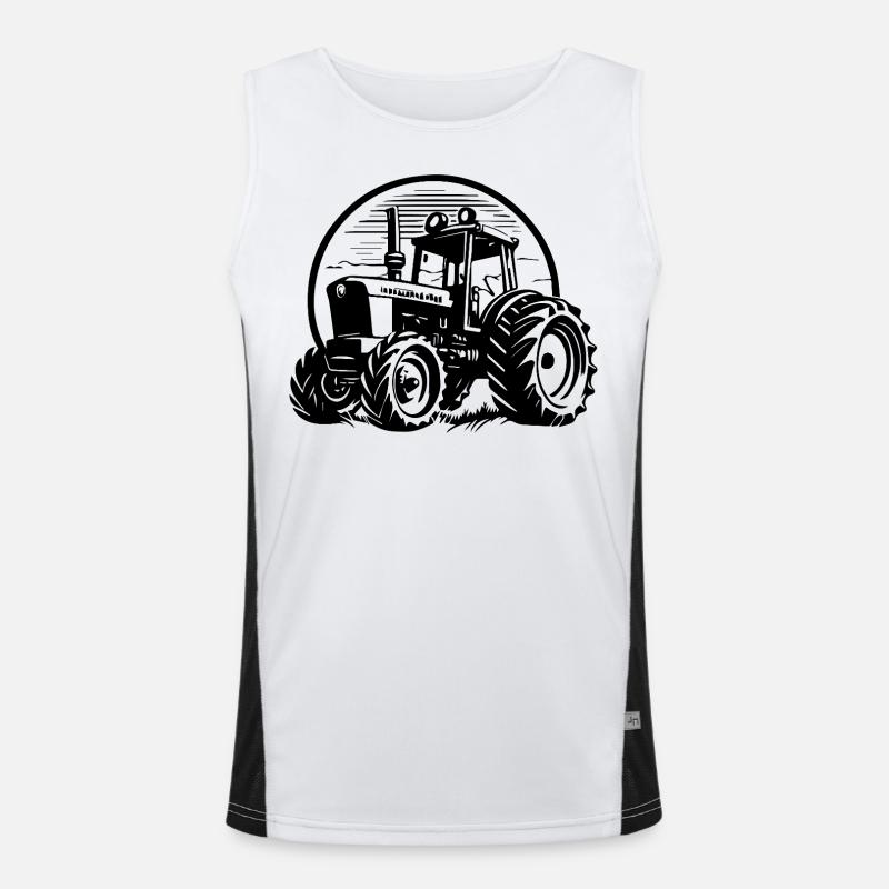 Traktor Funktionelles Kontrast-Tank Top für Männer 