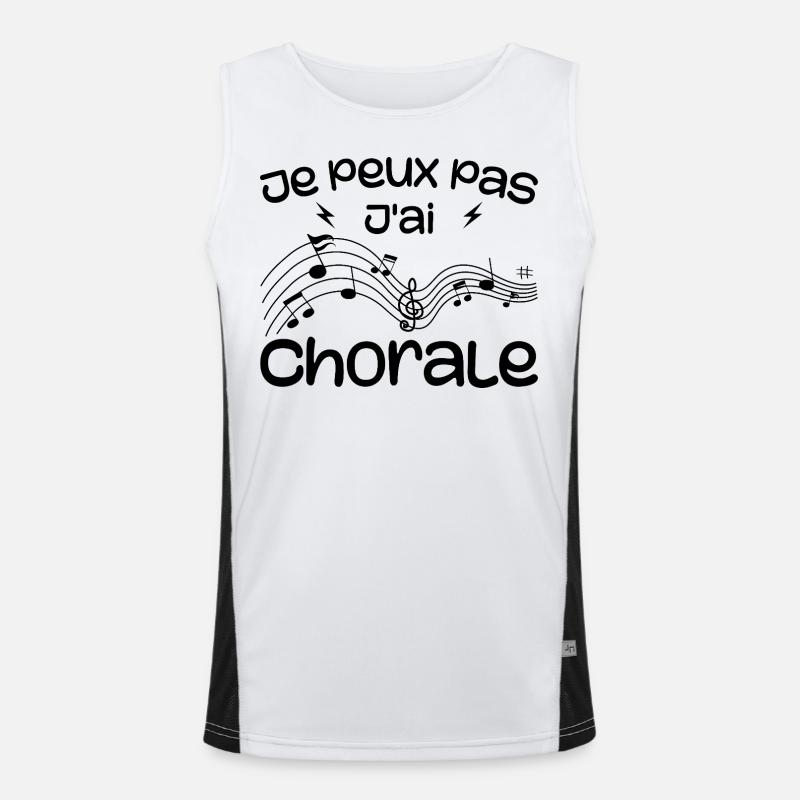 Je Peux Pas J'ai Chorale Débardeur respirant contrasté Homme 