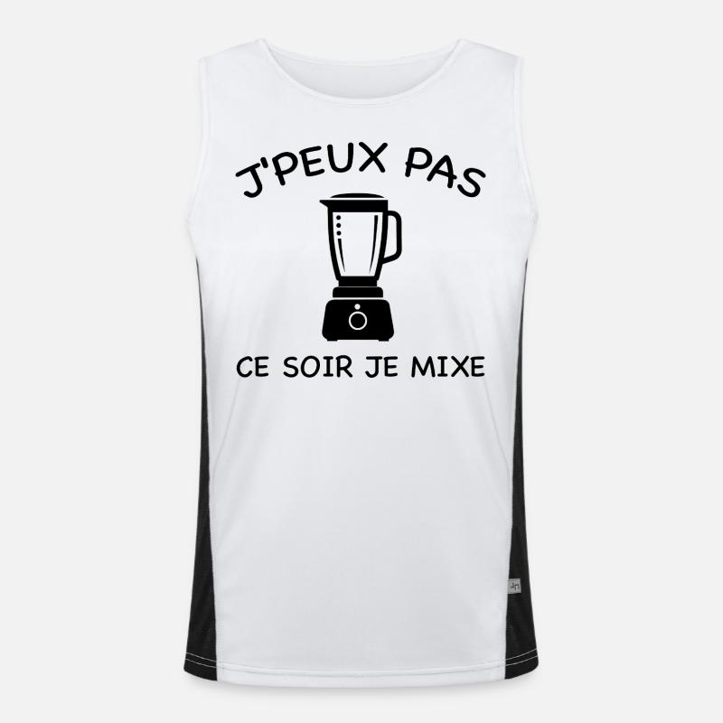 I can't tonight I'm mixing Men's Functional Contrast Tank Top 