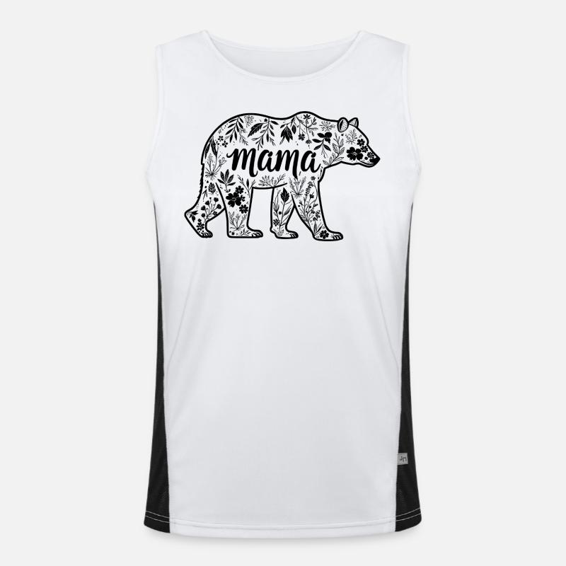 mama bear - maman ourse Débardeur respirant contrasté Homme 