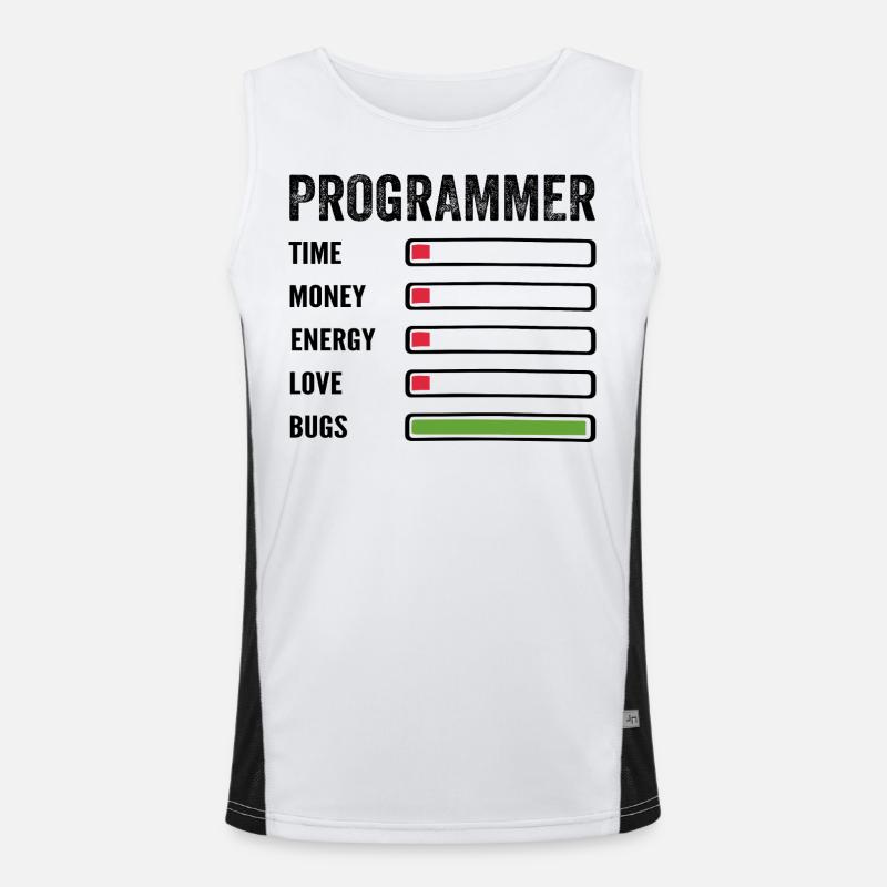 développeur humour programmeur codeur code Débardeur respirant contrasté Homme 