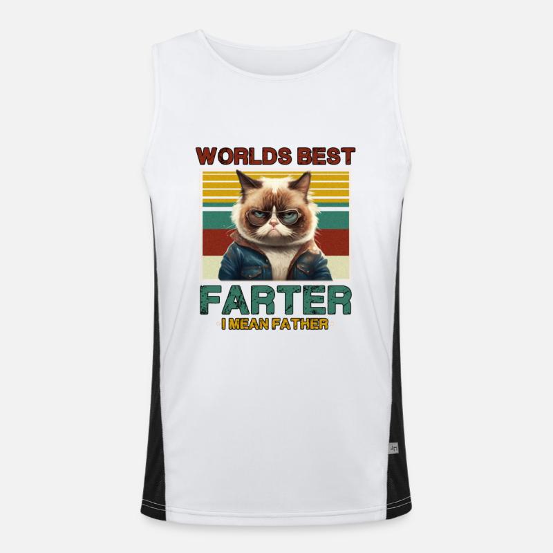 Der weltbeste Farffer Funktionelles Kontrast-Tank Top für Männer 