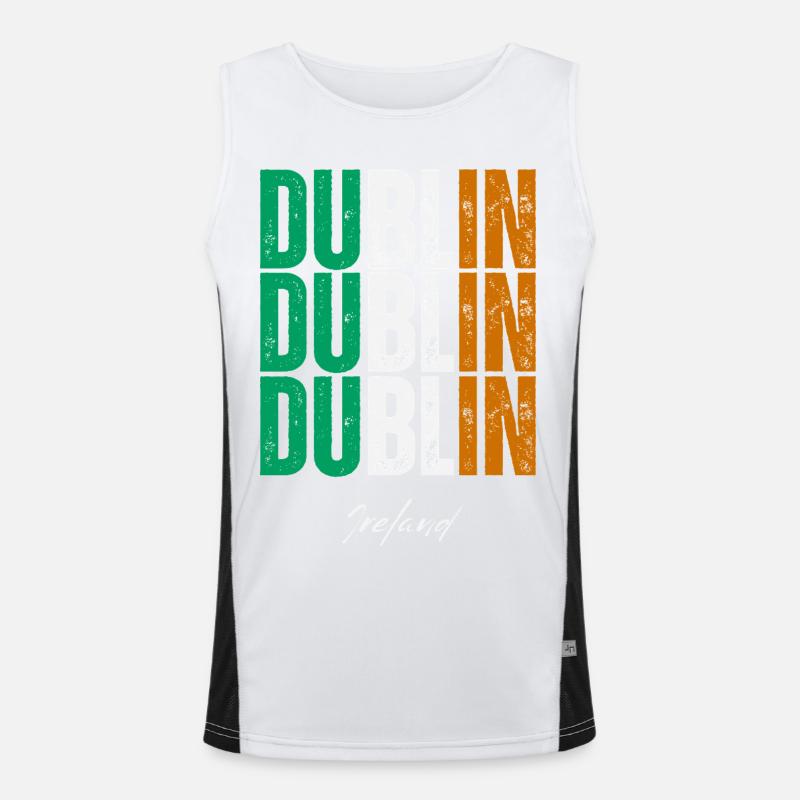 Dublin Irlande, souvenir de Dublin Débardeur respirant contrasté Homme 