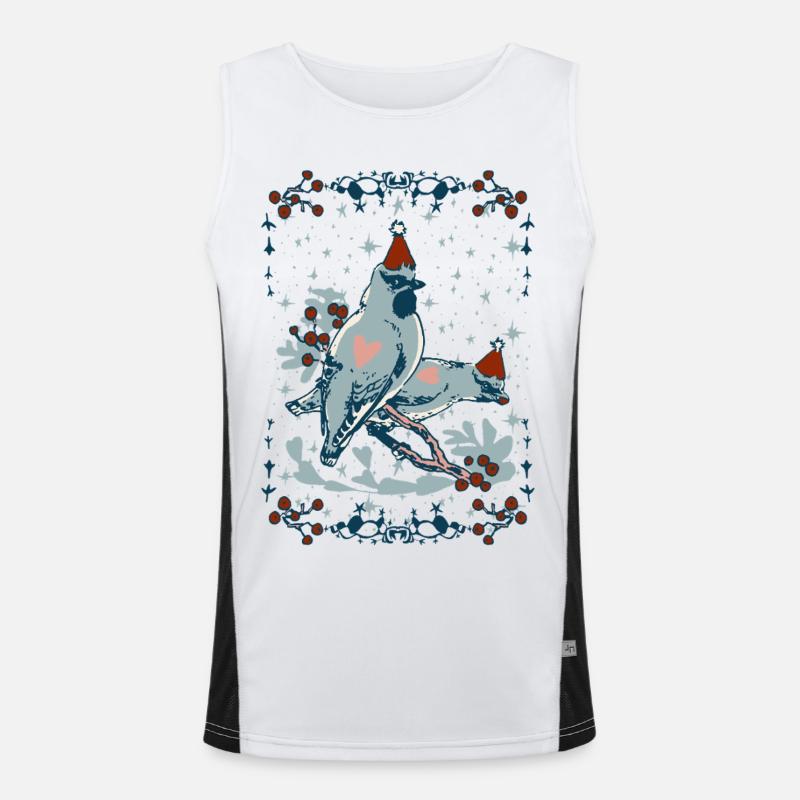 TILHET Funktionelles Kontrast-Tank Top für Männer 