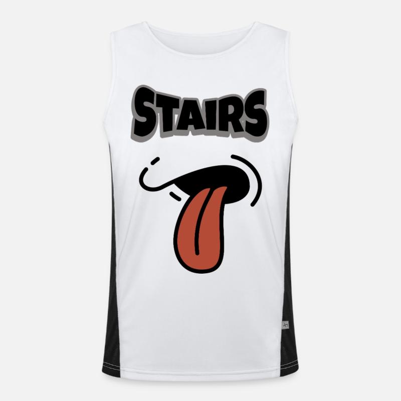 Steps... Men's Functional Contrast Tank Top 