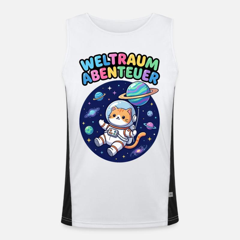 Chat Aventurier de l’Espace Débardeur respirant contrasté Homme 