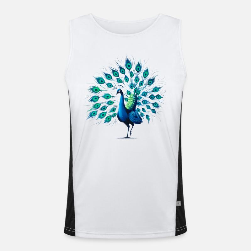 Peacock Men's Functional Contrast Tank Top 