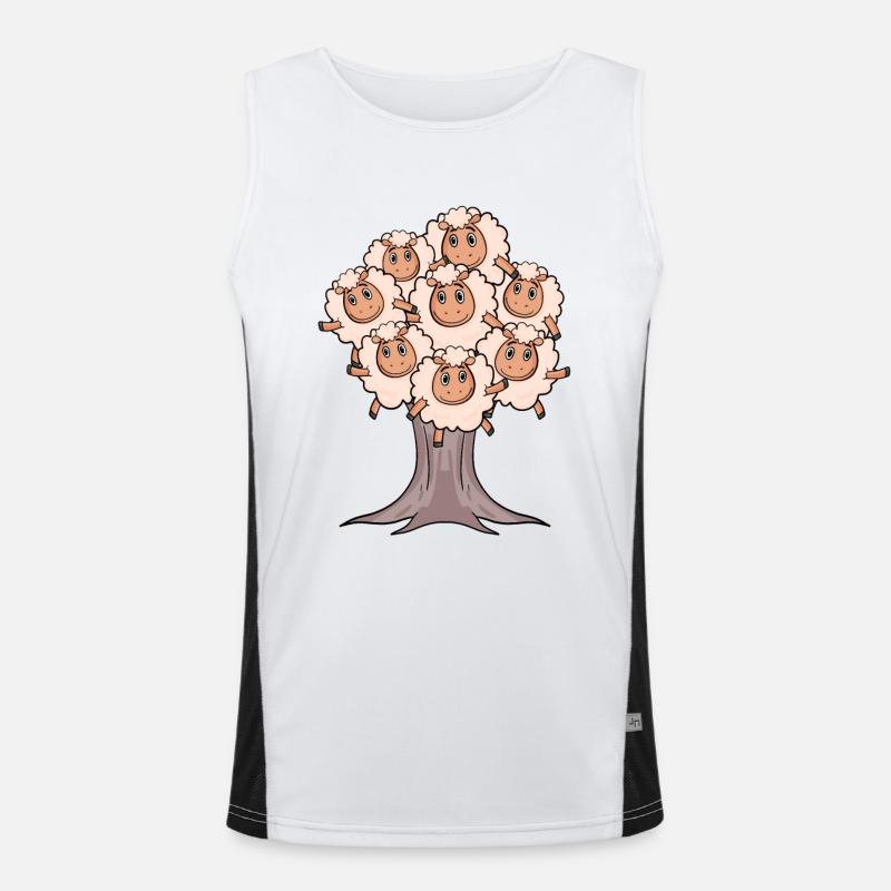 Baumwolle Funktionelles Kontrast-Tank Top für Männer 