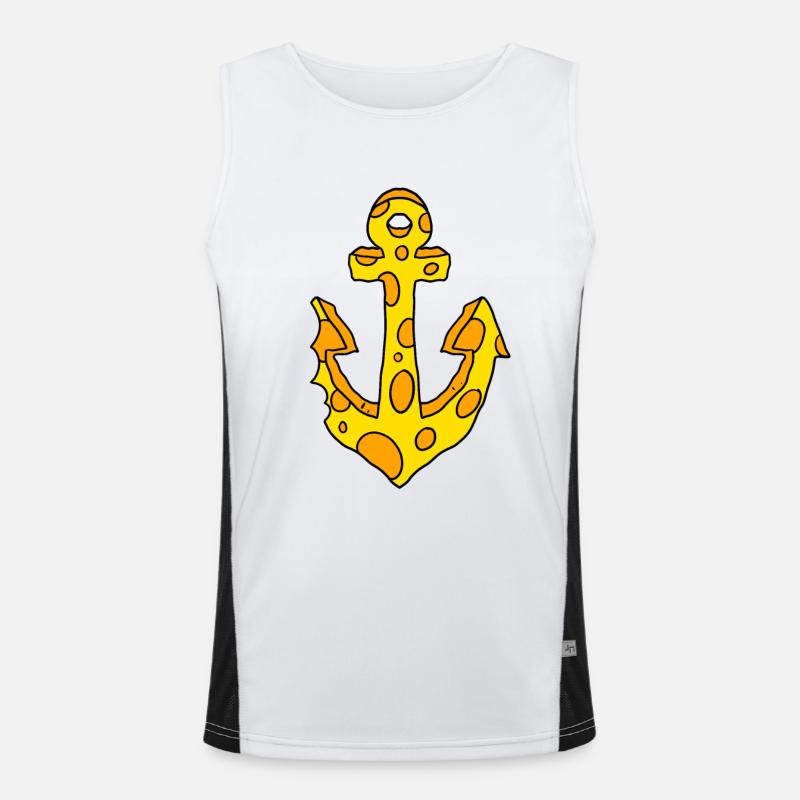 Anker Cheese Men's Functional Contrast Tank Top 