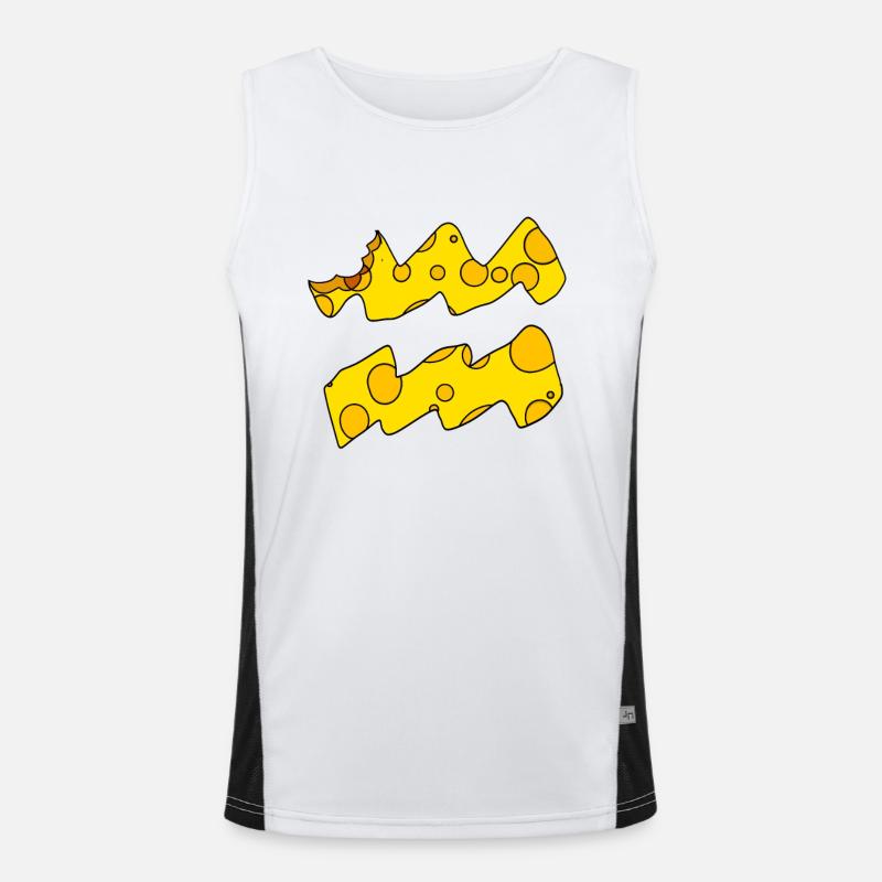 Sternzeichen Wassermann Funktionelles Kontrast-Tank Top für Männer 