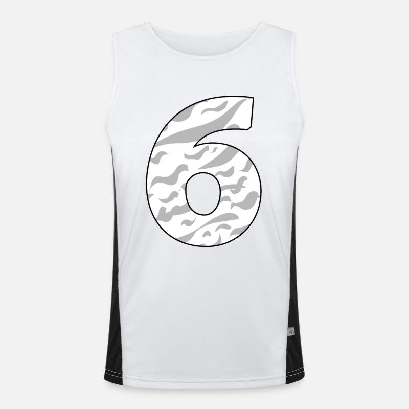 Six - 6 Débardeur respirant contrasté Homme 