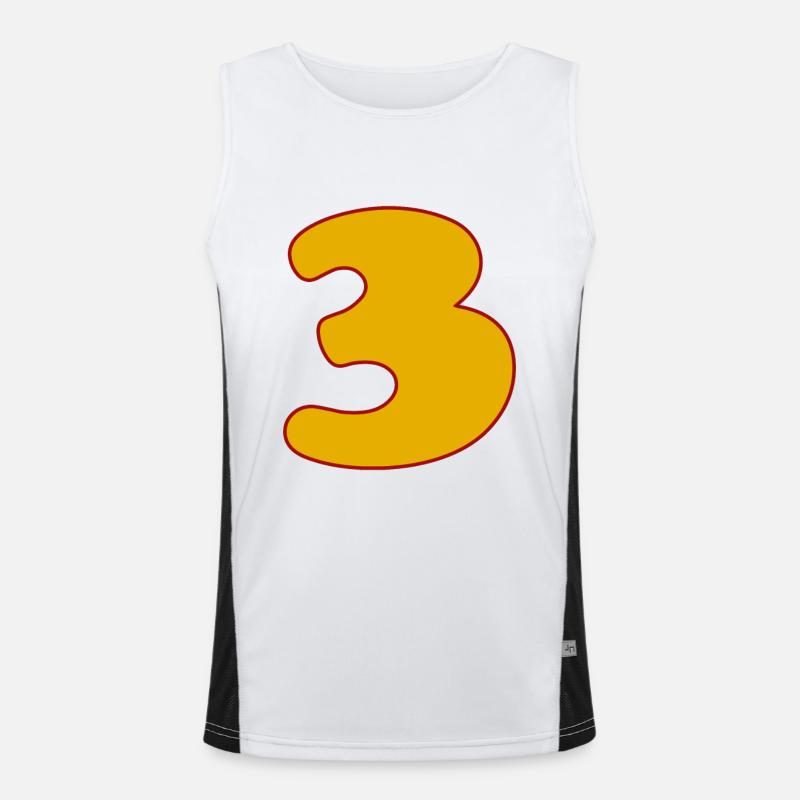 3 Men's Functional Contrast Tank Top 