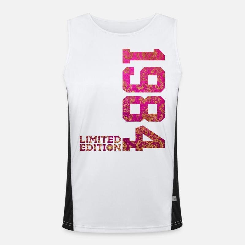 42E ANNIVERSAIRE ÉDITION LIMITÉE ROSE 1984 Débardeur respirant contrasté Homme 