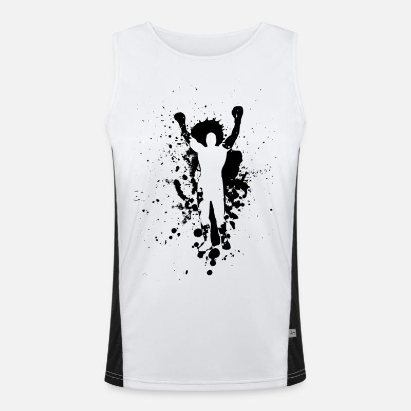 Boxer Black Men's Functional Contrast Tank Top 