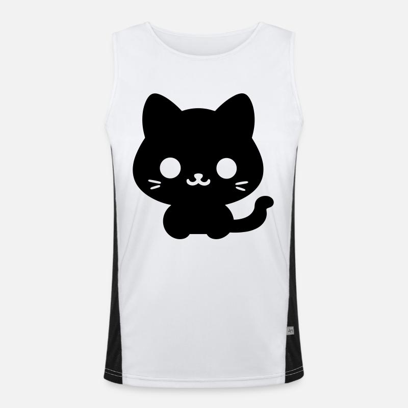 chat Débardeur respirant contrasté Homme 