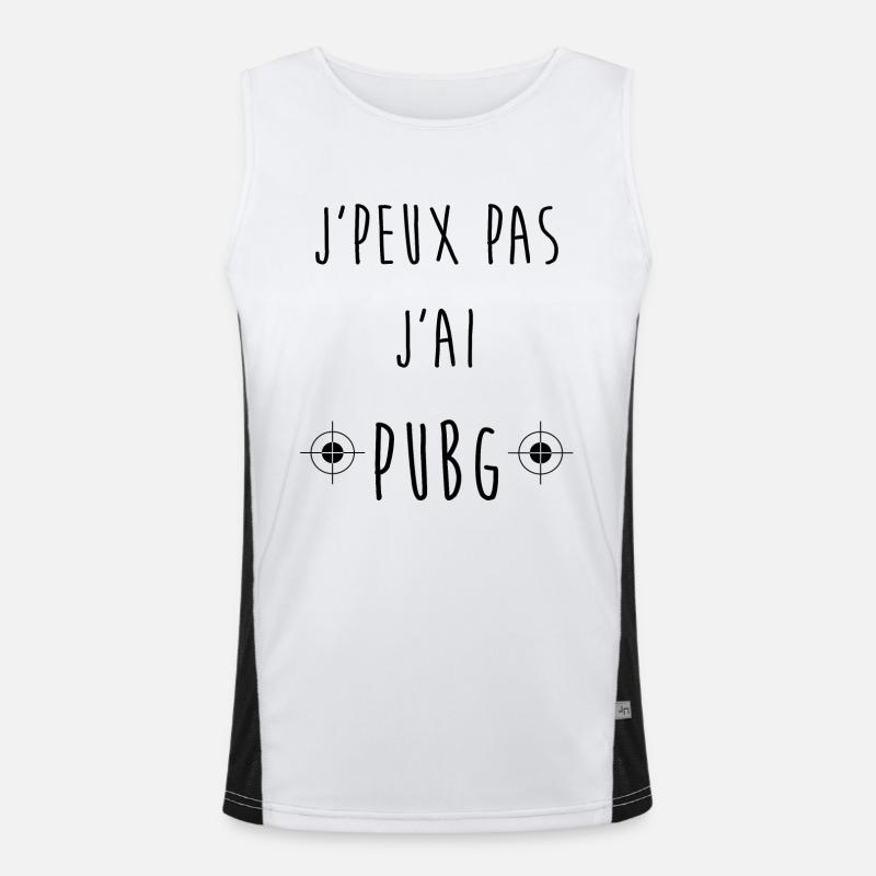 ICH KANN NICHT. Funktionelles Kontrast-Tank Top für Männer 