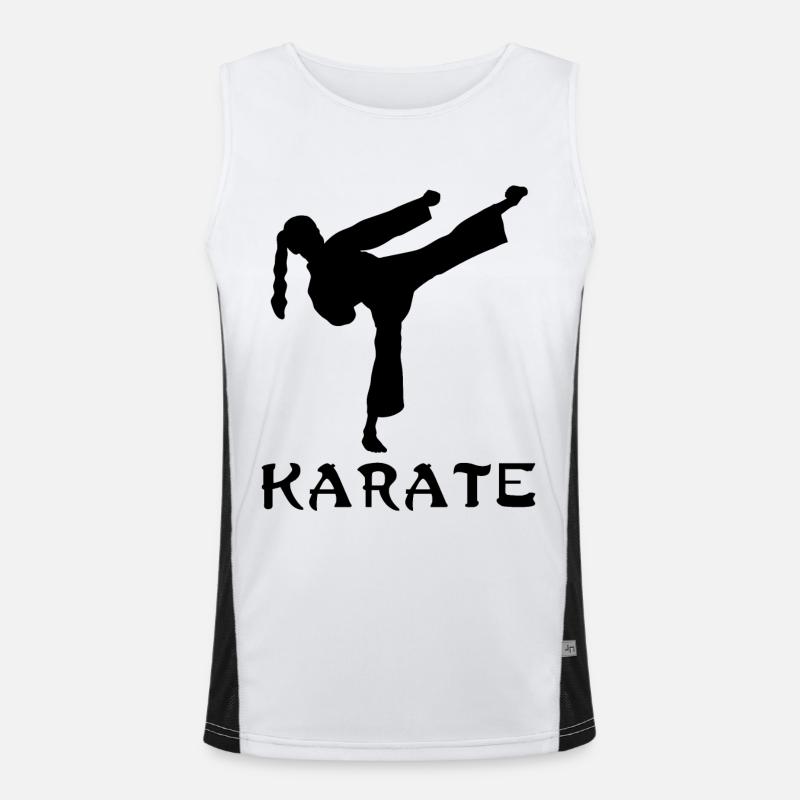 Karaté Débardeur respirant contrasté Homme 