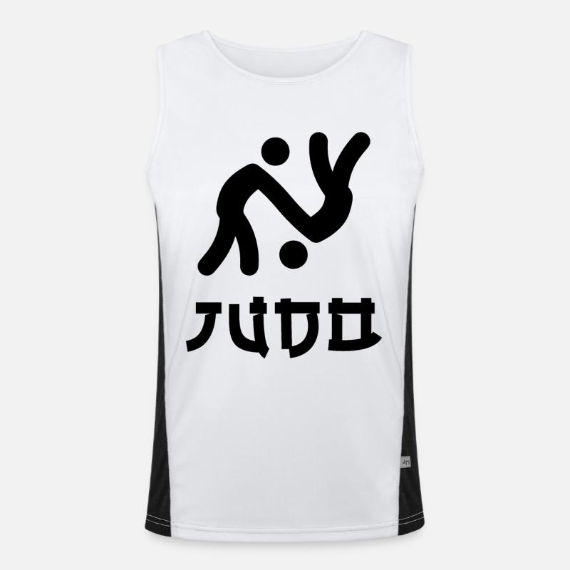 Judo Funktionelles Kontrast-Tank Top für Männer 