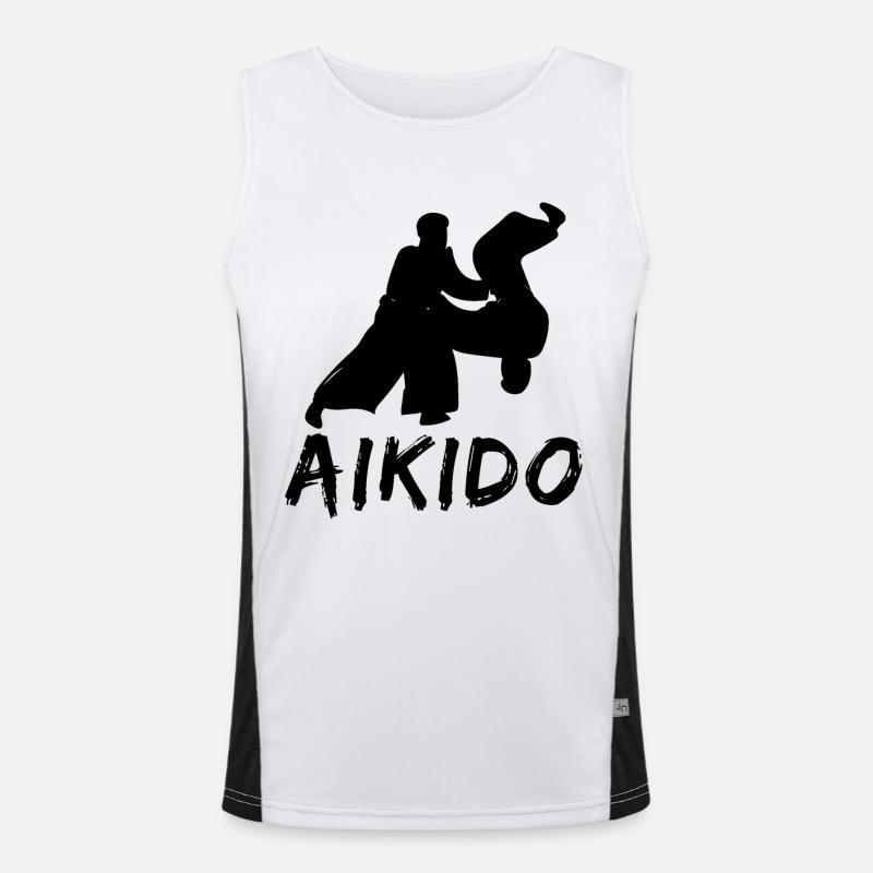 Aïkido Débardeur respirant contrasté Homme 