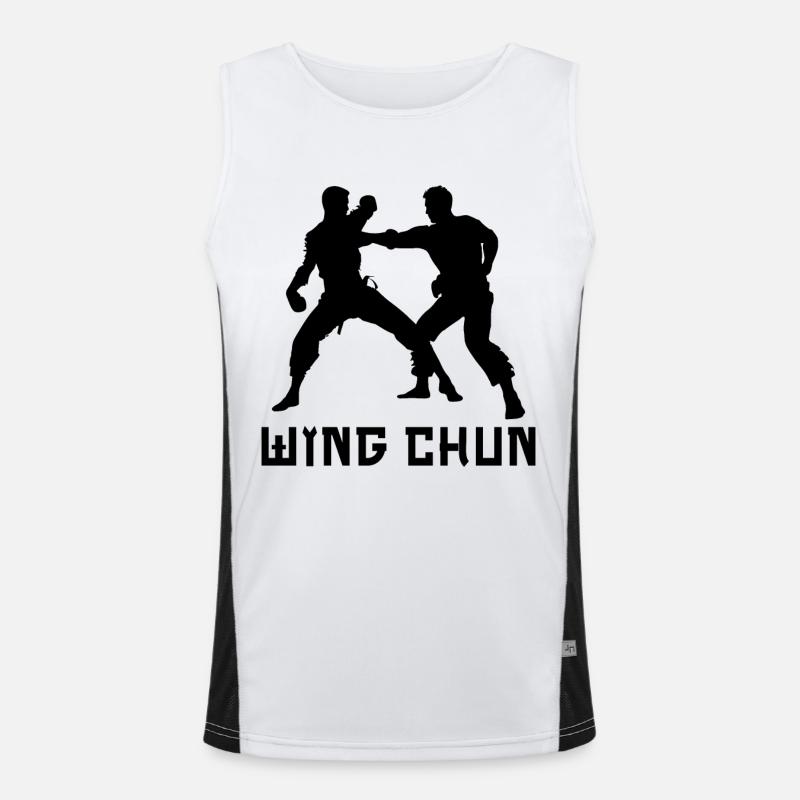 Wing Chun Men's Functional Contrast Tank Top 