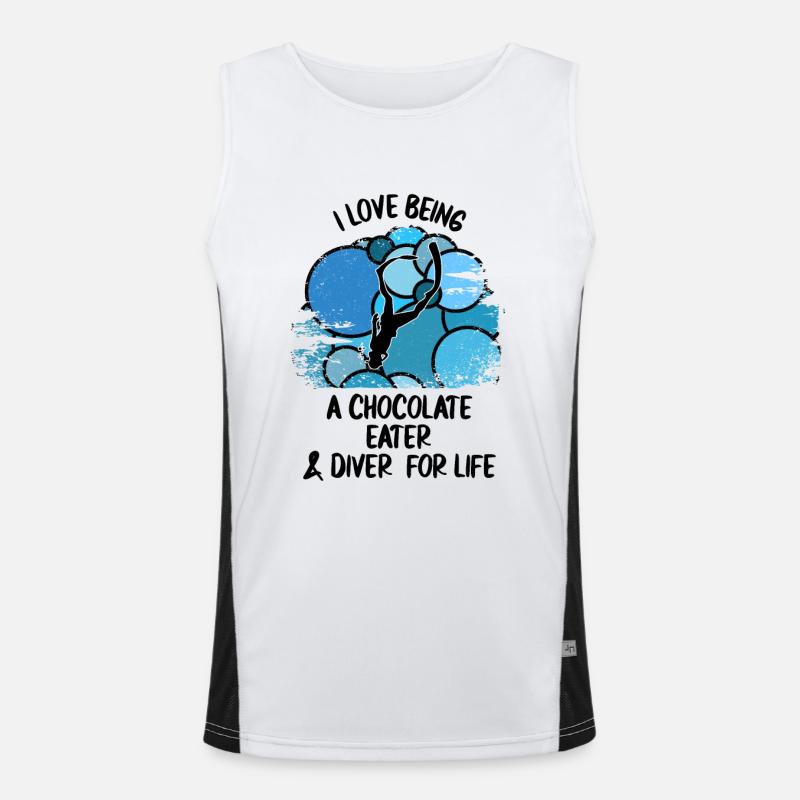 Plongeurs Plongée Plongée récréative Plongée sous-marine Débardeur respirant contrasté Homme 