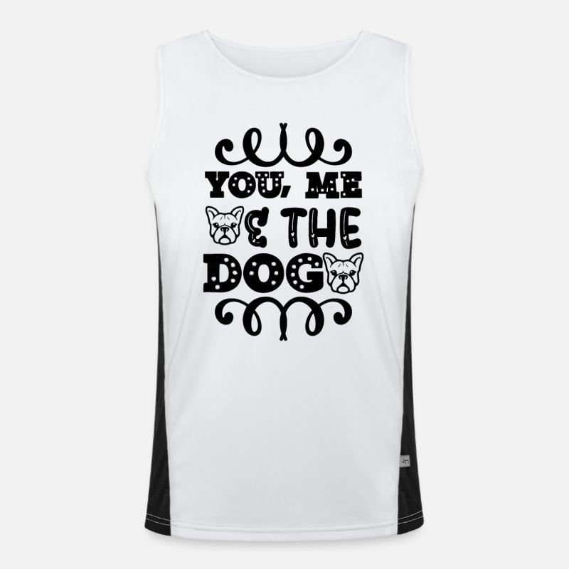 Du ich die Hunde Funktionelles Kontrast-Tank Top für Männer 