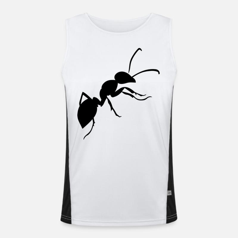 Ameise Funktionelles Kontrast-Tank Top für Männer 