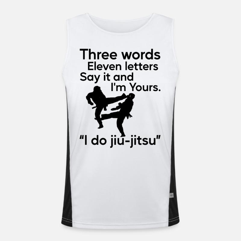 I do Jiu-Jitsu Men's Functional Contrast Tank Top 