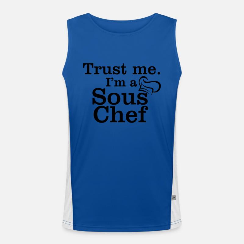 sous-chef Débardeur respirant contrasté Homme 