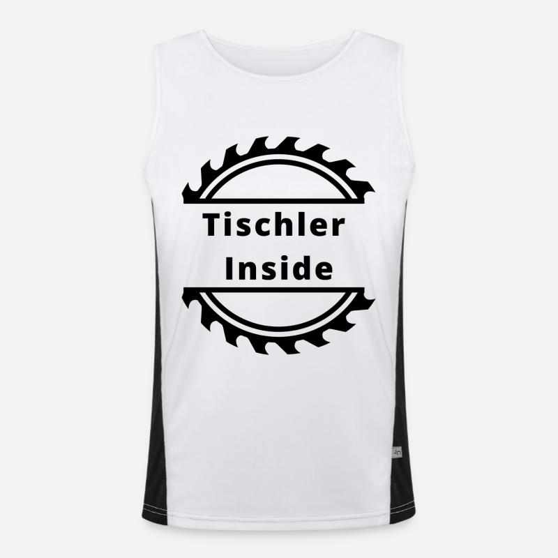 Carpenter Inside Men's Functional Contrast Tank Top 