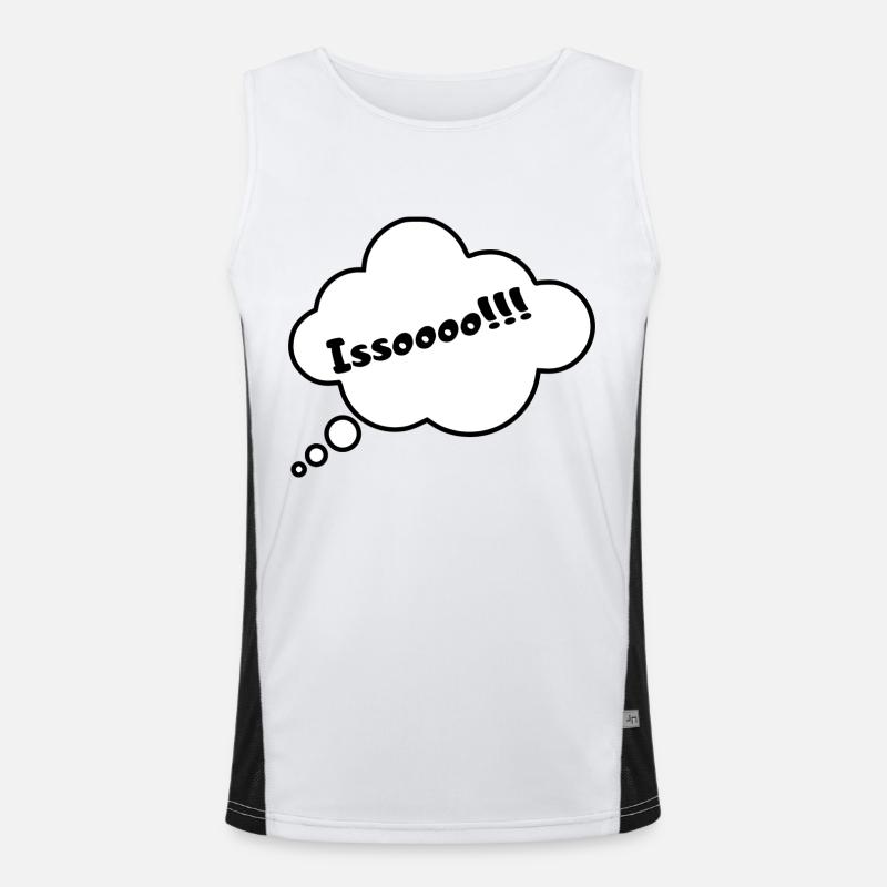 Issoooo Funktionelles Kontrast-Tank Top für Männer 