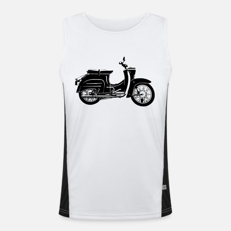 Simson Schwalbe KR51 Funktionelles Kontrast-Tank Top für Männer 