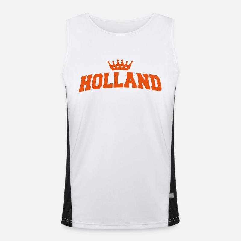 holland met kroon Débardeur respirant contrasté Homme 