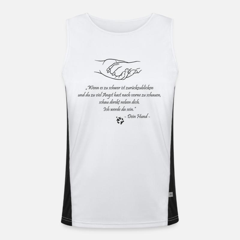 Si c'est trop difficile de regarder en arrière ... Débardeur respirant contrasté Homme 