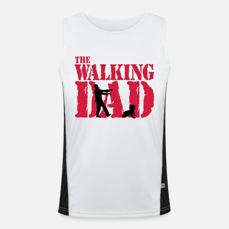 WALKING DAD Men's Functional Contrast Tank Top 