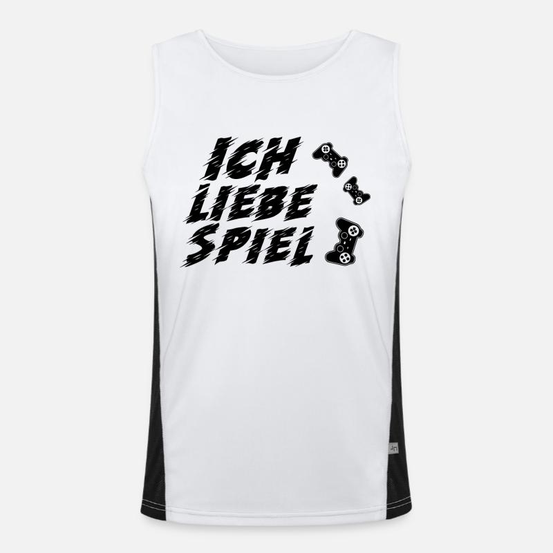 Game Gaming PC Funktionelles Kontrast-Tank Top für Männer 