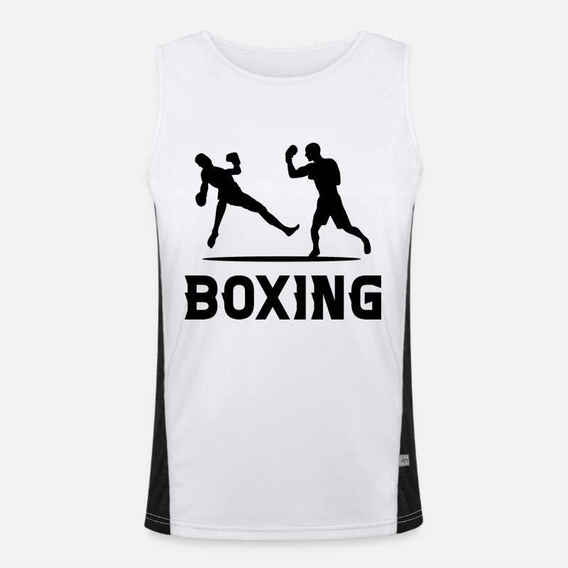 Boxe Débardeur respirant contrasté Homme 