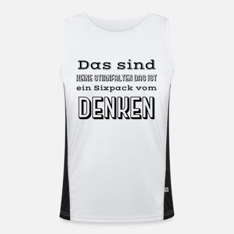 Funny sayings Men's Functional Contrast Tank Top 