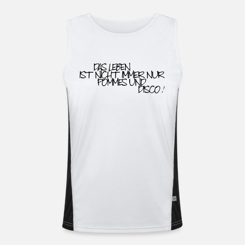 Frites et discothèque Débardeur respirant contrasté Homme 