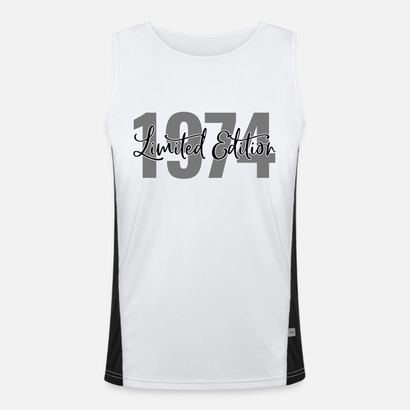 Limited Edition 1974 Funktionelles Kontrast-Tank Top für Männer 