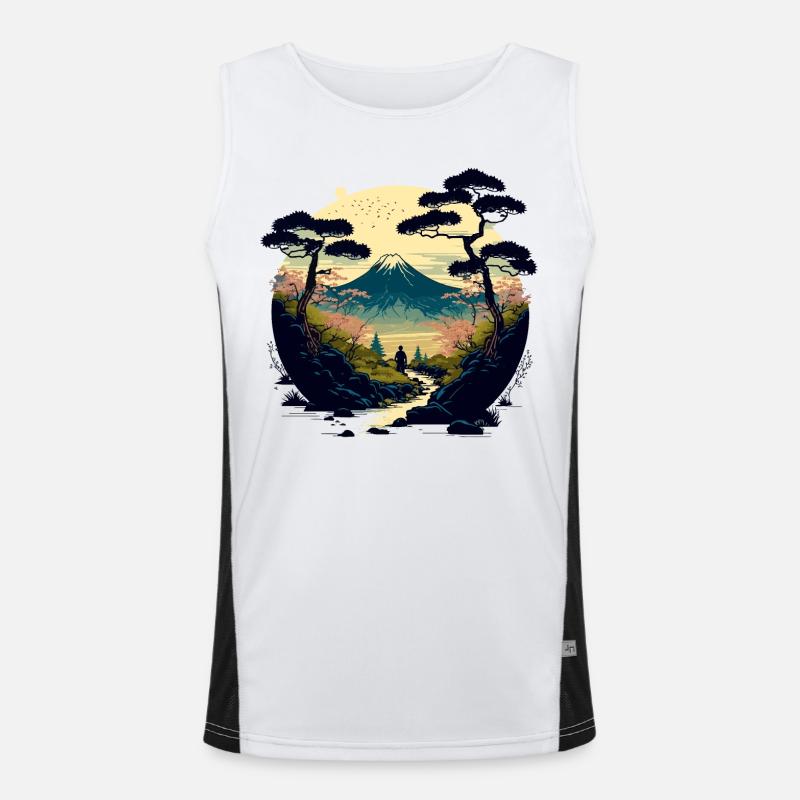Cherry Tree Men's Functional Contrast Tank Top 