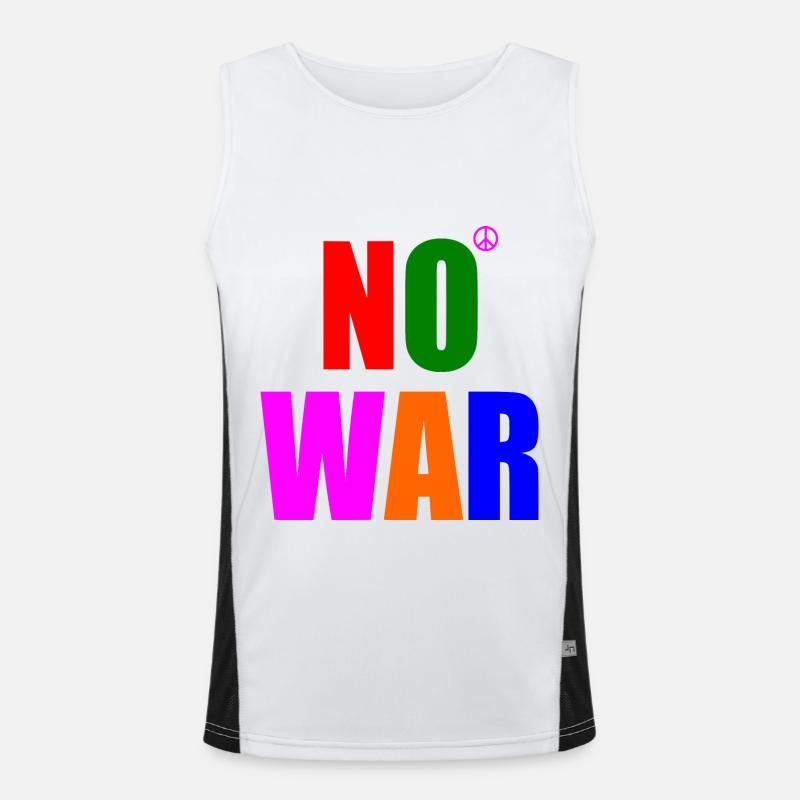 No war Débardeur respirant contrasté Homme 